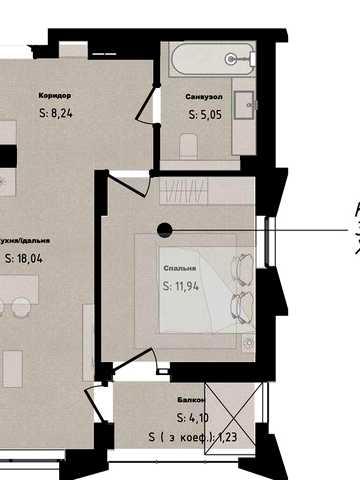Продаж 1-кімнатної квартири 44.5 м² у ЖК Aura (Аура) БЕЗ КОМІСІЇ. Поруч Арсен, McDonald's та Avalon Zelena Street. Найліквідніша локація Сихова. ЖК Аура