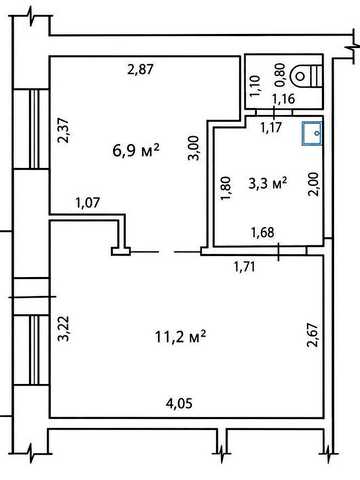 Продаж 1 кім квартири. Житловий стан. Алмазний  зуп. Мотель №10325