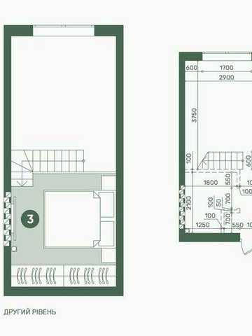 Продаж 1-к квартира 27м2 з 2-х ярусною спальнею Газ в ЖК«Sanville Park» ЖК Sanville Park