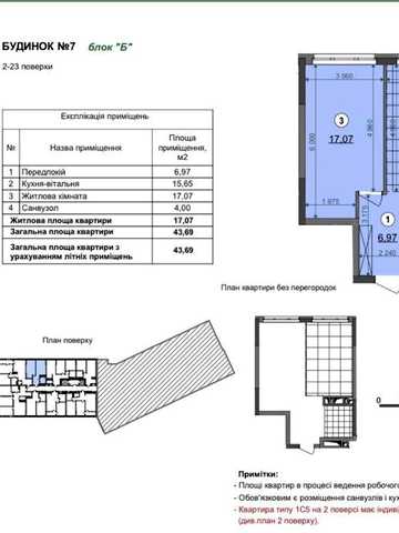 (5 поверх) 1к квартира. Буд 7 ЖК ДІБРОВА ПАРК