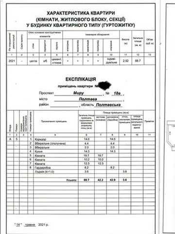 Продам квартиру 88,7 кв/м. Левада ЖК Миру 18 В