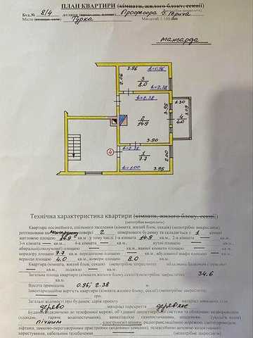 Продаж квартири м. Турка  112 квадратів, ціну знижено