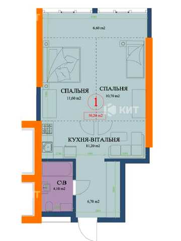 2к. 51м2 Центр, ЖК Куликовский, м. Архитектора Бекетова, Куликовская (Мельникова) ул. 32, RE-124510 -  Продаж квартири Харків - RE-124510