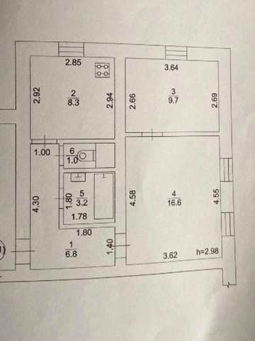 Продам 2 к. квартиру ЦЕНТР