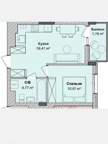 Продаж  екслюзивноі 1 кім.квартираи в  ЖК Residence-31 ЖК Residence-31