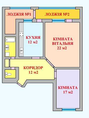 Бровари. Здам двосторонню 2-кімнатну квартиру 82 м2. Грушевського, 21.