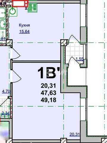 1к.49м2 Спортивна (Спортивная, Плехановская, ЖК Спортивный)121915 -  Продаж квартири Харків - RE-121915