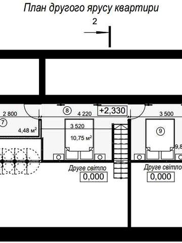 Дворівнева квартира у ЖК "Затишний" (м. Умань) ЖК Затишний