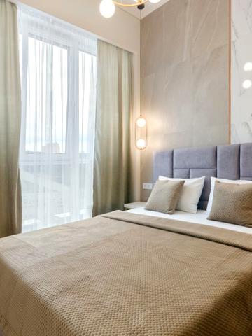 Видовые апартаменты с кухней у железнодорожного вокзала ЖК Квартет