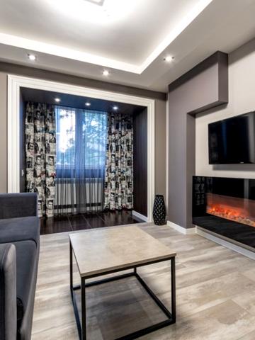 Квартира с джакузи и камином