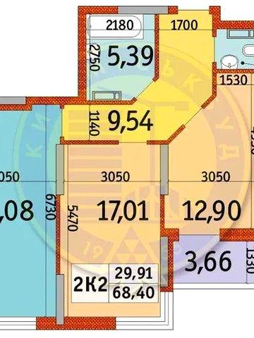 Квартира 2х комнатная, жк Отрада ЖК жх Отрада