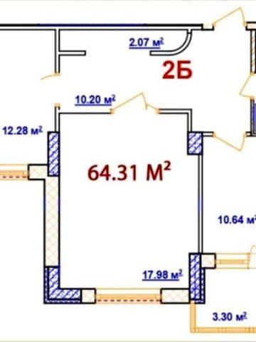 Продається двокімнатна квартира у ЖК Комфорт ЖК Комфорт