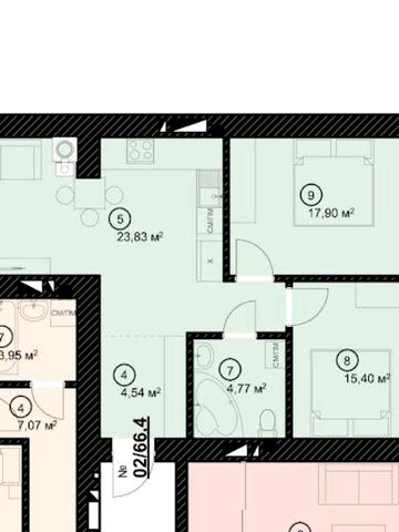 2 кімнатна квартира в центрі