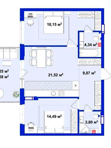 Продажа видової квартири з терасою! ЖК Ютландія 2