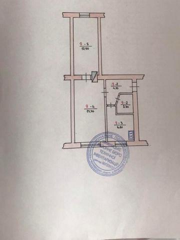 Продам квартиру в м.Вашківці, 41.8м²
