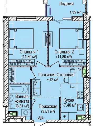 Балтиморська вул. (Посмітного), (Будинок 1)