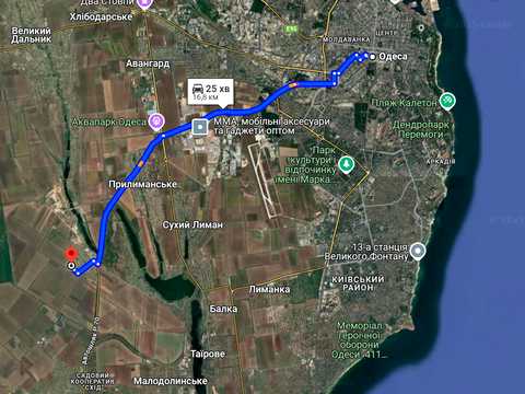 участок по адресу Квітки Основ'яненко