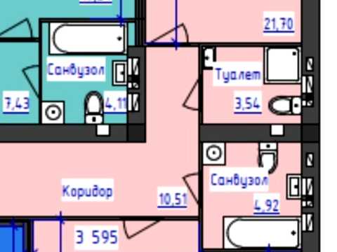 квартира за адресою Лазурна вул. (Гайдара), 2б к2