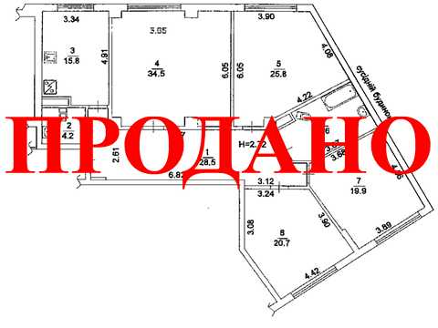 квартира за адресою Юлії Здановської вул. (Ломоносова), 73-Е