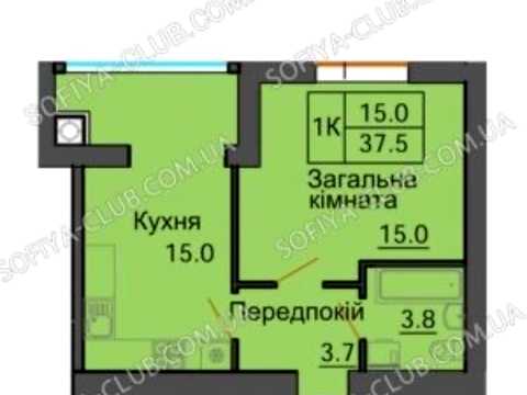 квартира за адресою Зелена вул., 3