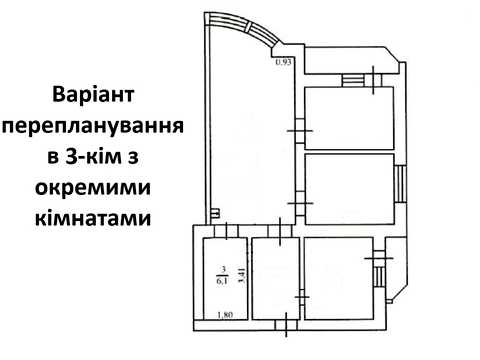 квартира по адресу Тростянецкая ул., 49