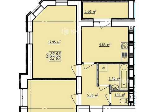 квартира по адресу Заливная ул., 2