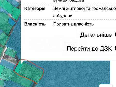 ділянка за адресою
