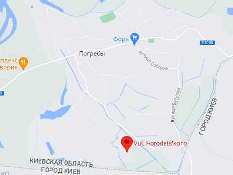 ділянка за адресою городецького, 18