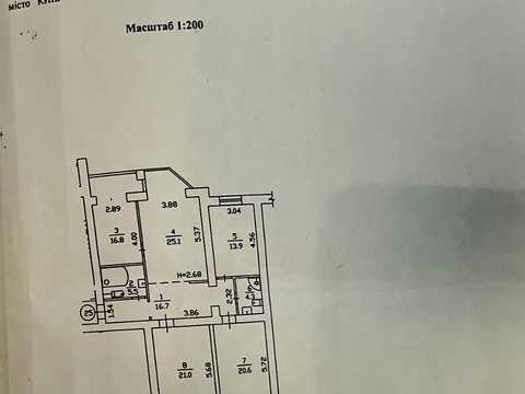 квартира за адресою Юлії Здановської вул. (Ломоносова), 52/3