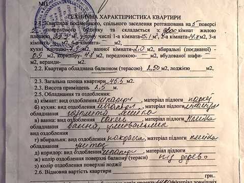 квартира за адресою Остафія Дашкевича вул. (Курнатовського), 24