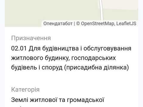 ділянка за адресою 