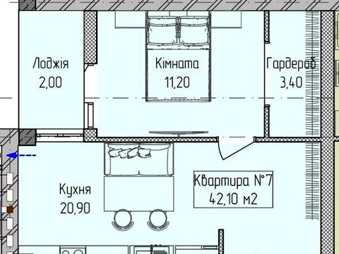 квартира за адресою Єньківська вул., 42