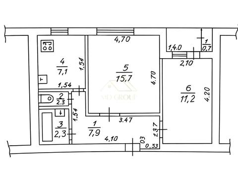 квартира по адресу Южный бульв., 38