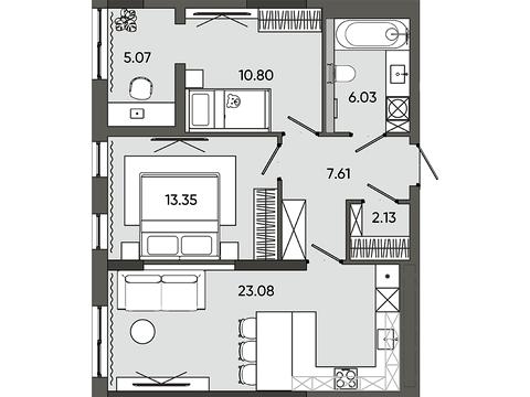 квартира по адресу Пластовая ул. (Силикатная), (Будинок С)