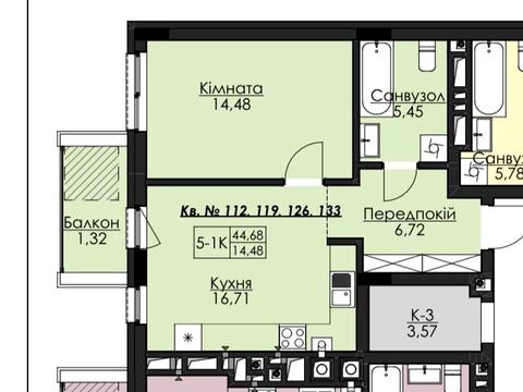 квартира по адресу 5-й Заозёрный пер., (Будинок 3)