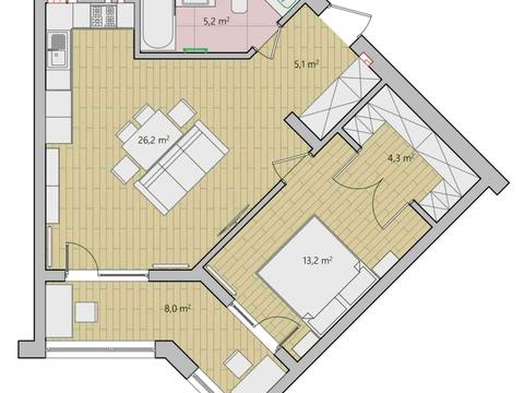 квартира по адресу Кульпарковская ул., (Будинок)