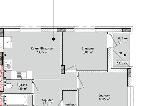 квартира по адресу Ивана Рубчака ул., (Будинок)