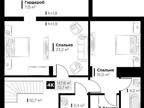 квартира по адресу Червоної Калини ул., (Будинок)