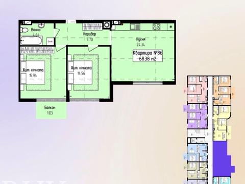 квартира по адресу Парковий провулок