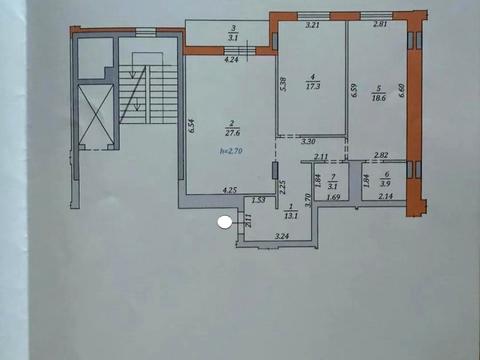 квартира по адресу Замарстыновская ул. (Калинина), 76-Б