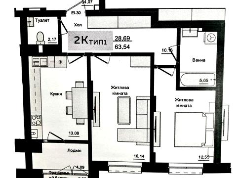 квартира по адресу Науки ул., (Будинок)