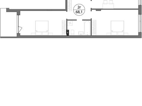 квартира по адресу Широкая ул., (Будинок 5, Секція 9)