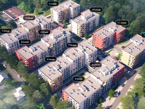 квартира по адресу Широкая ул., (Будинок 5, Секція 9)