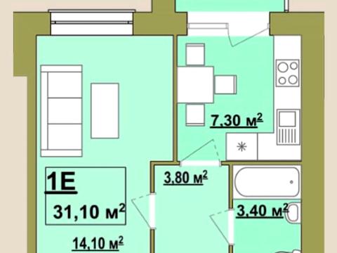 квартира за адресою Івано-Франківськ, Княгинин вул., (Будинок 15)