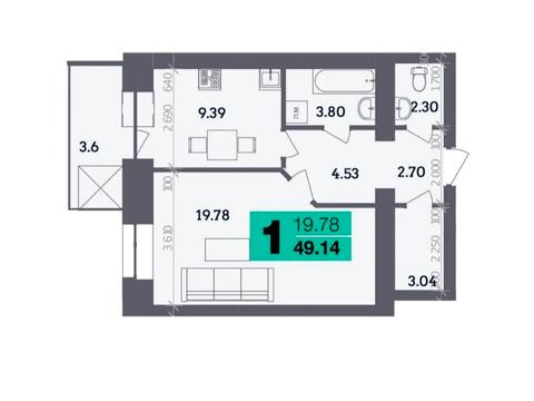 квартира по адресу Великотырновская ул., 9А