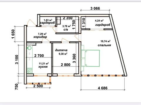 квартира за адресою Озерна вул., (Будинок 2)