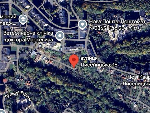 ділянка за адресою Лисеницька вул., 16