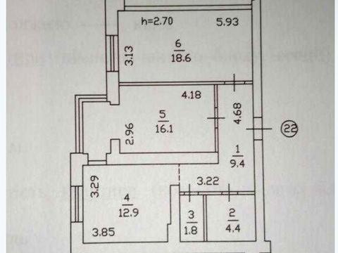 квартира за адресою Героїв Небесної Сотні просп., 18/2