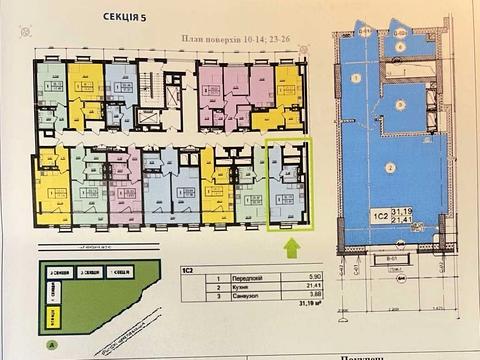 квартира по адресу Миколы Бажана просп., (Будинок 5)