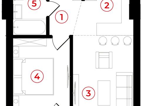 квартира за адресою Сонячна вул., (Будинок 1)